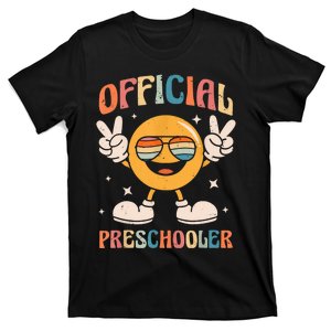 Preschooler Preschool Retro Back To School Kids T-Shirt