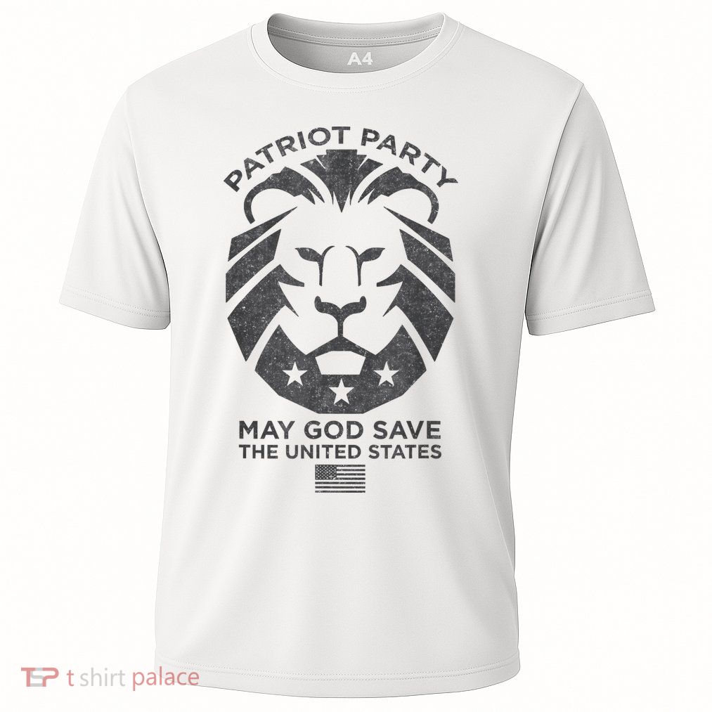 Patriot Party Revolution May God Save The USA Trump 2024 Cooling Performance Crew T-Shirt