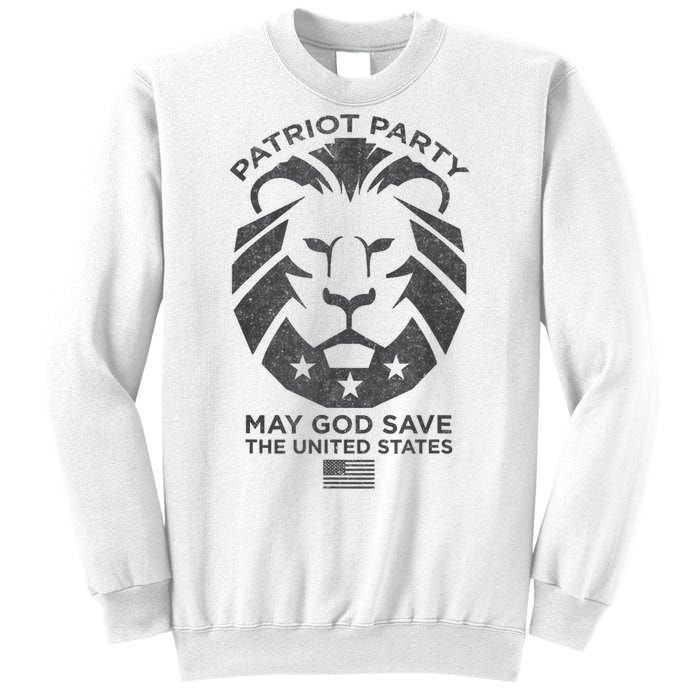 Patriot Party Revolution May God Save The USA Trump 2024 Sweatshirt