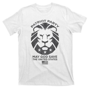 Patriot Party Revolution May God Save The USA Trump 2024 T-Shirt