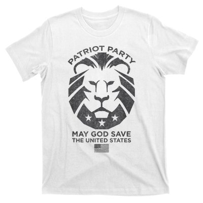 Patriot Party Revolution May God Save The USA Trump 2024 T-Shirt