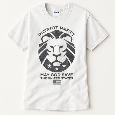 Patriot Party Revolution May God Save The USA Trump 2024 Tall T-Shirt