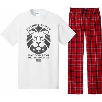 Patriot Party Revolution May God Save The USA Trump 2024 Pajama Set