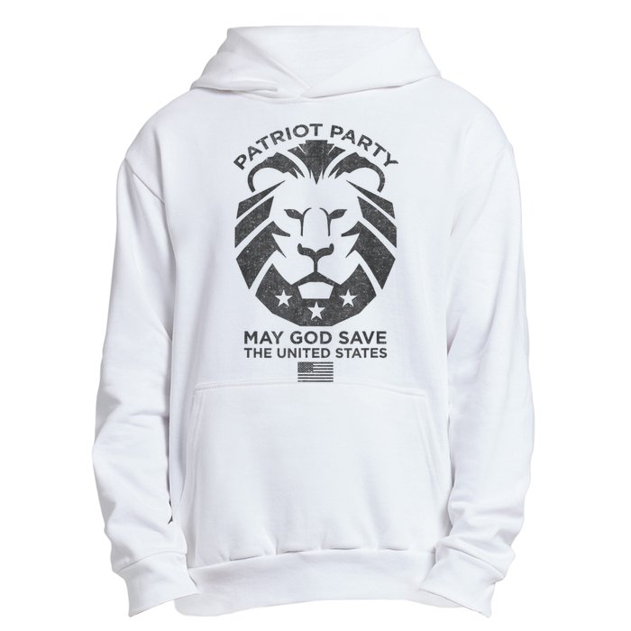 Patriot Party Revolution May God Save The USA Trump 2024 Urban Pullover Hoodie