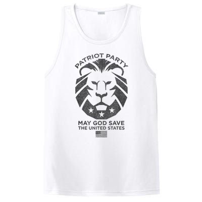 Patriot Party Revolution May God Save The USA Trump 2024 PosiCharge Competitor Tank