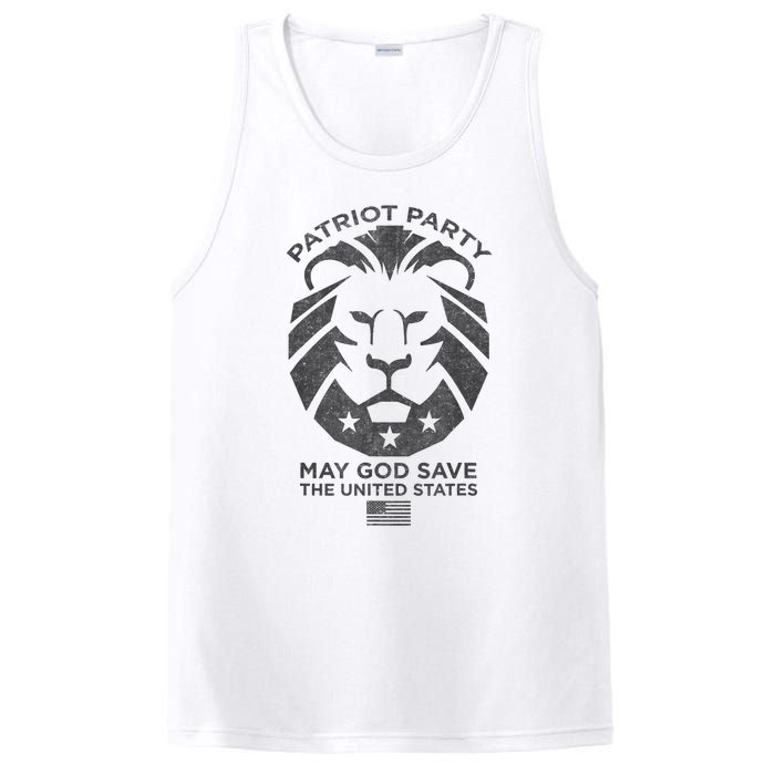 Patriot Party Revolution May God Save The USA Trump 2024 PosiCharge Competitor Tank