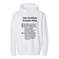 Private Pilot Requirements & Completion Checks Garment-Dyed Fleece Hoodie