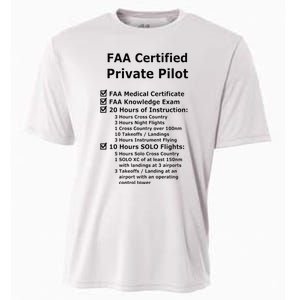 Private Pilot Requirements & Completion Checks Cooling Performance Crew T-Shirt