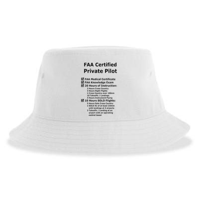Private Pilot Requirements & Completion Checks Sustainable Bucket Hat