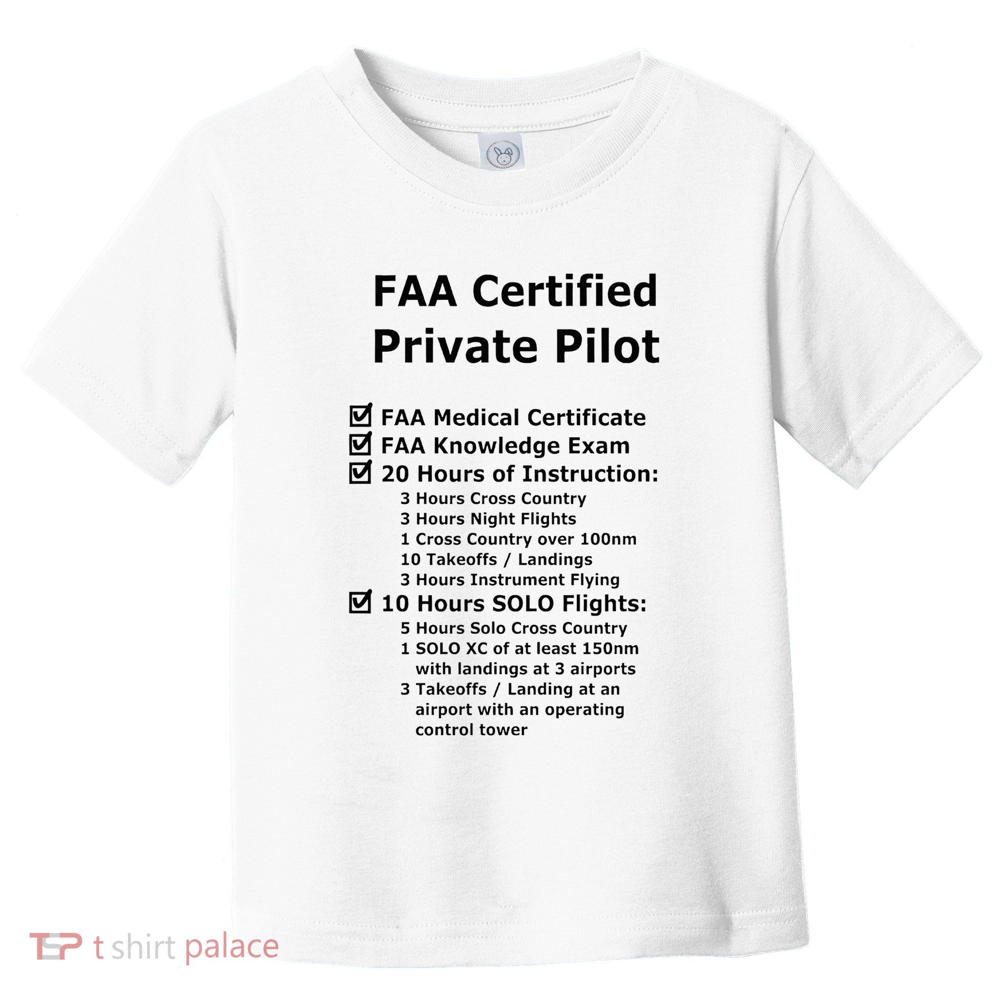 Private Pilot Requirements & Completion Checks Toddler T-Shirt