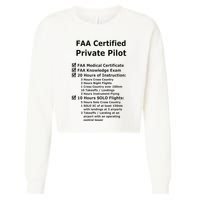 Private Pilot Requirements & Completion Checks Cropped Pullover Crew
