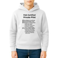 Private Pilot Requirements & Completion Checks Kids Hoodie