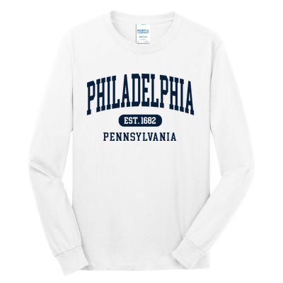 Philadelphia Pennsylvania Retro Throwback Souvenir Tall Long Sleeve T-Shirt