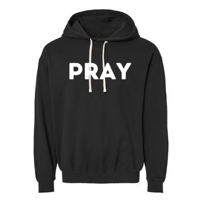 Pray Garment-Dyed Fleece Hoodie