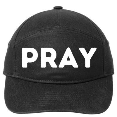 Pray 7-Panel Snapback Hat