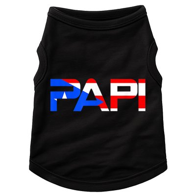 Papi Puerto Rico Flag Doggie Tank