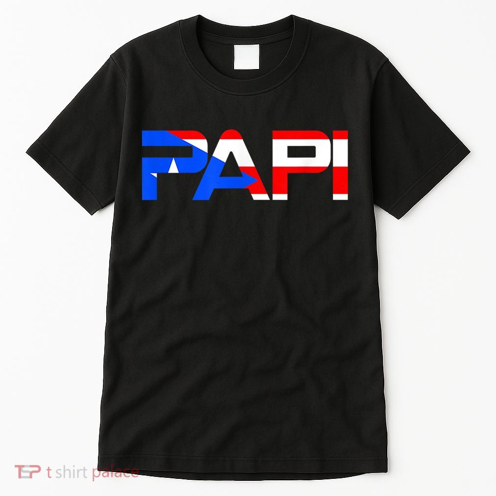 Papi Puerto Rico Flag Tall T-Shirt