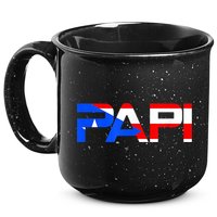Papi Puerto Rico Flag 15oz Campfire Ceramic Mug