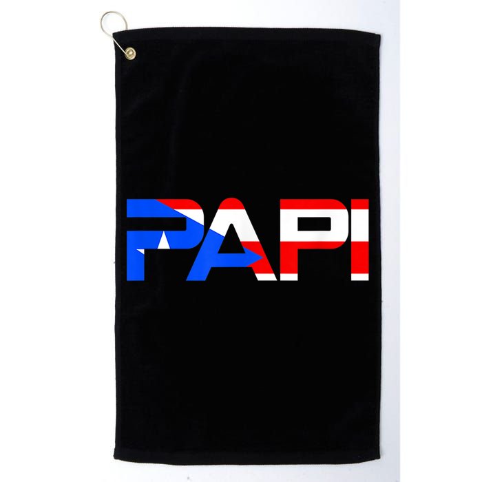 Papi Puerto Rico Flag Golf Towel
