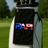 Papi Puerto Rico Flag Golf Towel