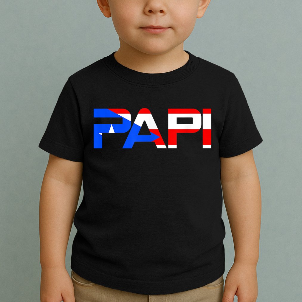 Papi Puerto Rico Flag Toddler T-Shirt