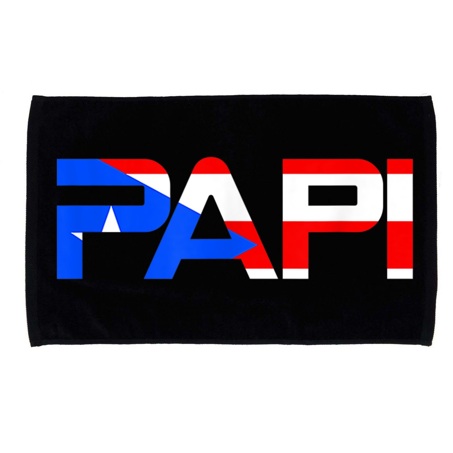 Papi Puerto Rico Flag Microfiber Hand Towel