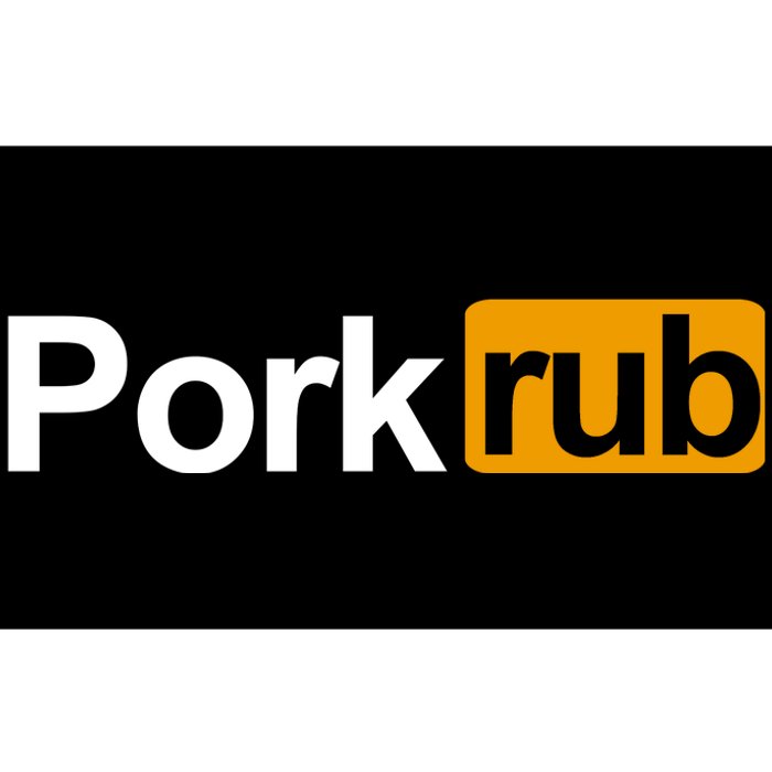 Porkrub, Pork Rub Funny BBQ Smoker & Barbecue Grilling Bumper Sticker