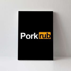 Porkrub, Pork Rub Funny BBQ Smoker & Barbecue Grilling Canvas