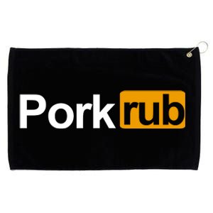 Porkrub, Pork Rub Funny BBQ Smoker & Barbecue Grilling Grommeted Golf Towel