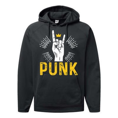 Punk Punk Rock Music Rocker Punker Performance Fleece Hoodie