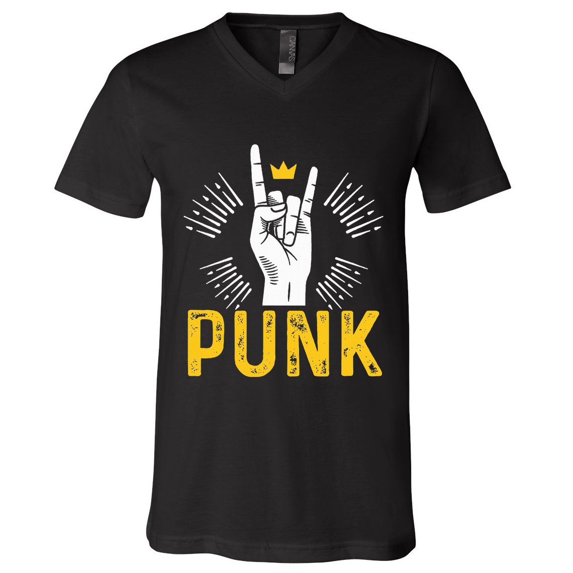 Punk Punk Rock Music Rocker Punker V-Neck T-Shirt