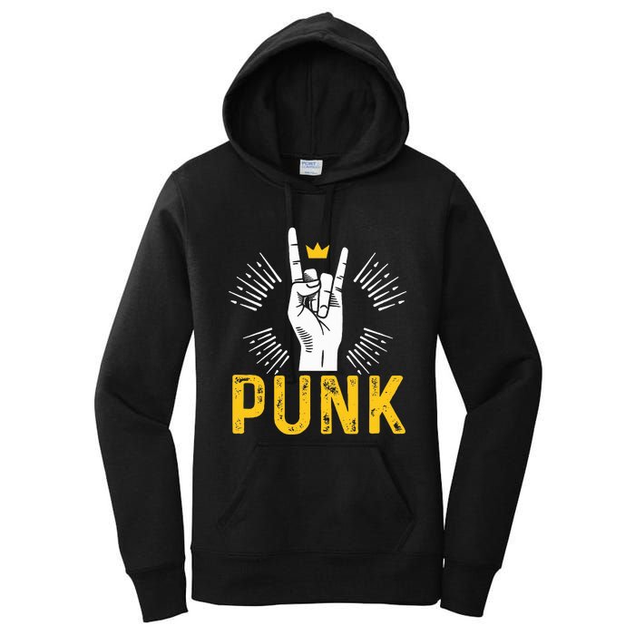 Punk Punk Rock Music Rocker Punker Women's Pullover Hoodie