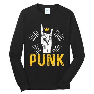 Punk Punk Rock Music Rocker Punker Tall Long Sleeve T-Shirt