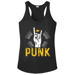 Punk Punk Rock Music Rocker Punker Ladies PosiCharge Competitor Racerback Tank