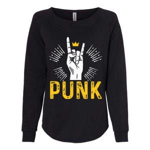 Punk Punk Rock Music Rocker Punker Womens California Wash Sweatshirt