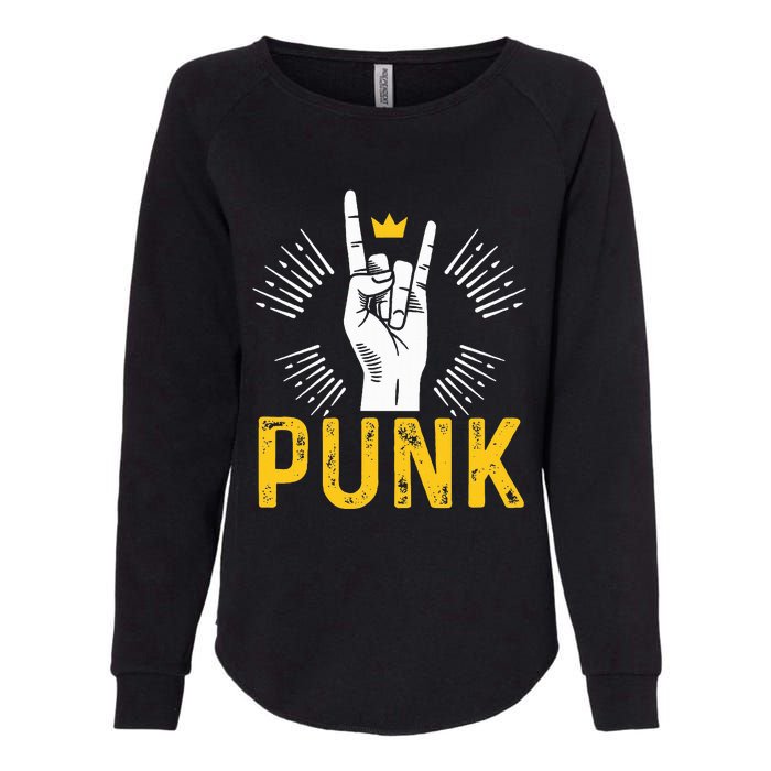 Punk Punk Rock Music Rocker Punker Womens California Wash Sweatshirt