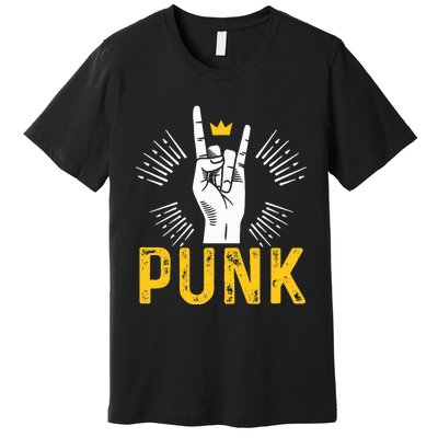 Punk Punk Rock Music Rocker Punker Premium T-Shirt