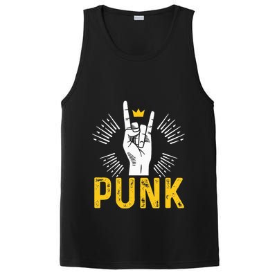 Punk Punk Rock Music Rocker Punker PosiCharge Competitor Tank