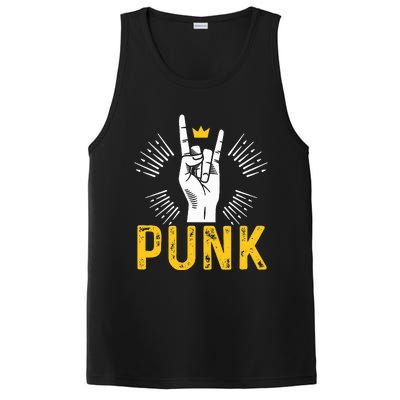 Punk Punk Rock Music Rocker Punker PosiCharge Competitor Tank