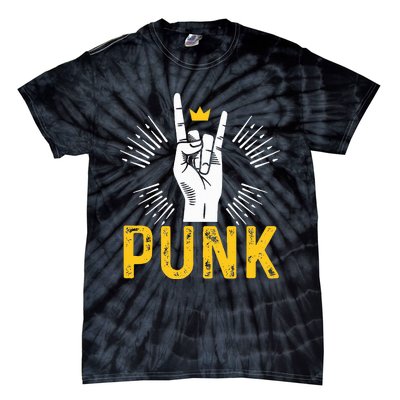 Punk Punk Rock Music Rocker Punker Tie-Dye T-Shirt