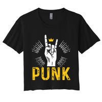 Punk Punk Rock Music Rocker Punker Women's Crop Top Tee