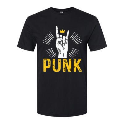 Punk Punk Rock Music Rocker Punker Softstyle CVC T-Shirt