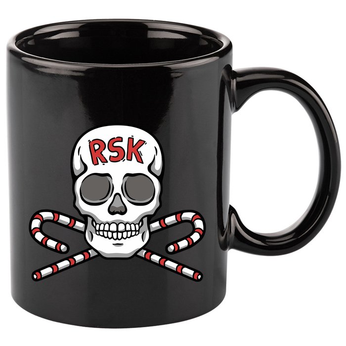 Pka Podcast Real Sweet Skull 11oz C Handle Ceramic Mug