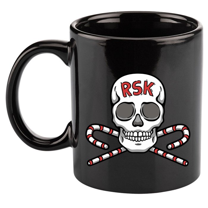 Pka Podcast Real Sweet Skull 11oz C Handle Ceramic Mug