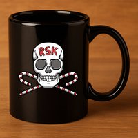 Pka Podcast Real Sweet Skull 11oz C Handle Ceramic Mug