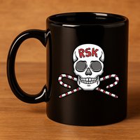 Pka Podcast Real Sweet Skull 11oz C Handle Ceramic Mug