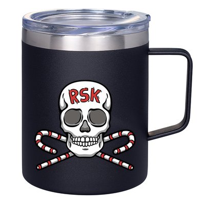 Pka Podcast Real Sweet Skull 12oz Stainless Steel Coffee Mug