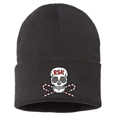 Pka Podcast Real Sweet Skull Sustainable Knit Beanie