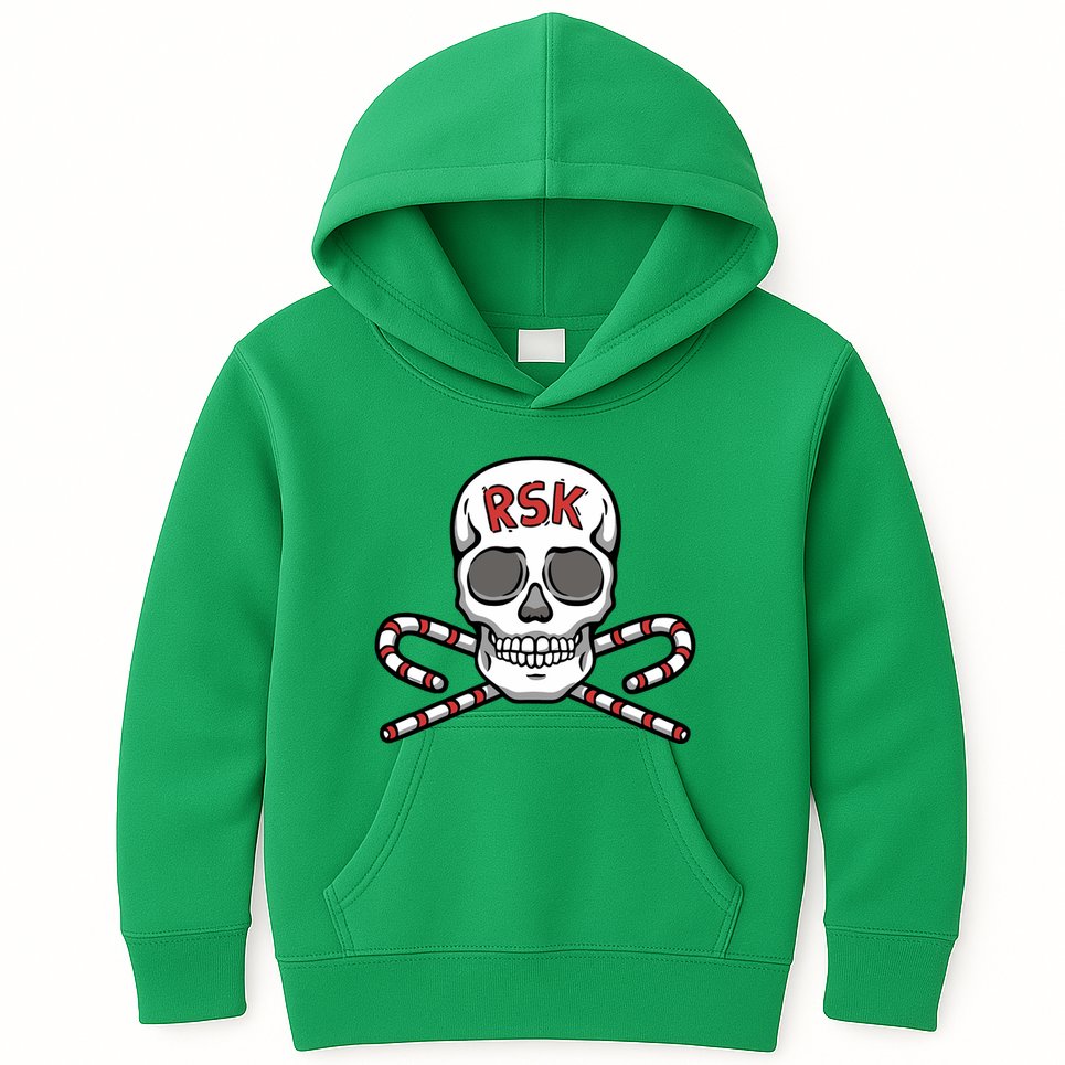 Pka Podcast Real Sweet Skull Kids Hoodie