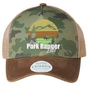 Proud Park Ranger Dad Great Gift Legacy Tie Dye Trucker Hat